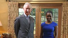 Diane Louise Jordan speaks to HRH The Prince of Wales