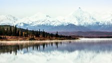 Wonder Lake in Denali National Park