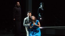 Piotr Beczala as Vaudémont and Anna Netrebko as the title character in Tchaikovsky's Iolanta.