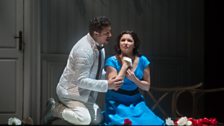 Piotr Beczala as Vaudémont and Anna Netrebko as the title character in Tchaikovsky's Iolanta.