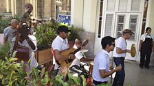 Cafe musicians