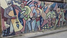 Musicians mural