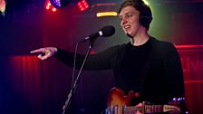 George Ezra performs in the Live Lounge