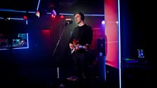 George Ezra performs in the Live Lounge