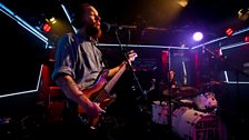 George Ezra performs in the Live Lounge