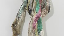 Lynda Benglis Proto Knot, 1971 Wire mesh, cotton bunting, plaster, gesso and sparkles