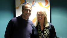 Anthony Horowitz with Anneka Rice