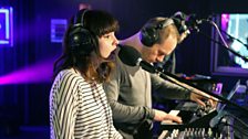 CHVRCHES perform in the Live Lounge