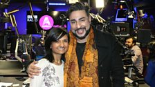 Bobby with Bindya Solanki