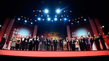 Award winners on stage during the Closing Ceremony of the 65th Berlinale International Film Festival