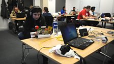 Coding at the Festival hack day