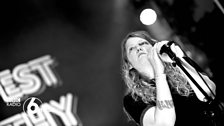 Kate Tempest and Eliza Carthy at the 6 Music Festival 2015