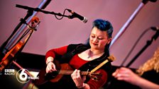 Kate Tempest and Eliza Carthy at the 6 Music Festival 2015