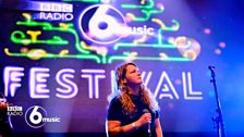 Kate Tempest and Eliza Carthy at the 6 Music Festival 2015