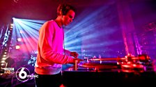 Four Tet DJs at The Boiler Shop