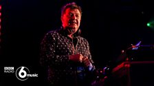 Stuart Maconie spins some Northern Soul in the Northern Rock room at 6Music Festival