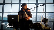 Beardyman performs in The Boiler Shop at 6Music Festival