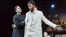 Christopher Lowrey as Third Pastor and Gyula Orendt as Orfeo