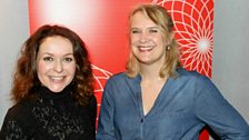 Julia Sawalha and Sarah Walker