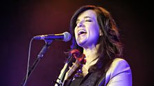 Brandy Clark performing at Country to Country 2015