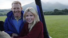 Adam Henson and Ellie Harrison hunt for secrets from the air on a balloon trip.