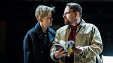 Maxine Peake (Dana) and Peter Forbes (Librarian)