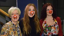 Janice, Nicola and Judith Owen do Comic Relief