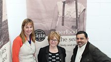 Sheila and Cyrus with co-founder Fiona Houston