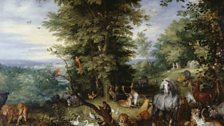 Jan Brueghel the Elder, Adam and Eve in the Garden of Eden, 1615