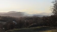 Muirburn near Glenesk