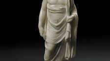 Marble statuette of Socrates. A Hellenistic original of the 2nd century BC, or a Roman copy, Alexandria, Egypt