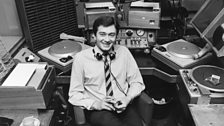 A fresh-faced Tom in a tv radio studio in 1969