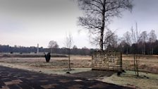 A memorial near concentration camp Bergen-Belsen