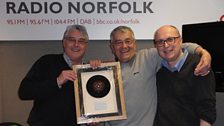 tv Radio Norfolk boss David Clayton, Tom Edwards and presenter Matthew Gudgin