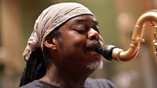 Courtney Pine and Zoe Rahman in session