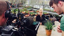 Filming Kim Wilde