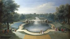 Marco Ricci, A View of the Cascade, Bushy Park Water Gardens, c.1715