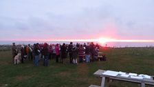 Easter Sunday Sunrise Service at Happisburgh