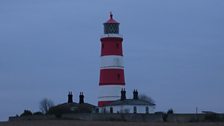 The Happisburgh Lighthouse at dawn