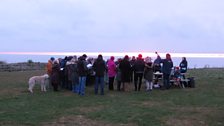 Easter Sunday Sunrise Service at Happisburgh