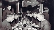 Midwinter dinner aboard the 'Endurance'