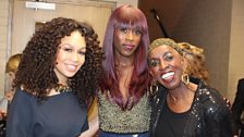 Rebecca Ferguson, Gloria Onitiri & Madeline Bell