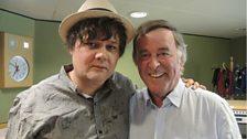 Ron Sexsmith poses with Sir Terry after his session