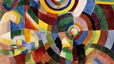 Sonia Delaunay, Prismes electriques 1914