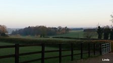 Linda had this view doing her horses near Norwich