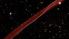 A Ribbon of Gas - A Thin Section of a Supernova Remnant SN1006