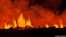 Fountains of lava