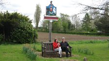 The fifth and final clue was on the silver jubilee bench at West Winch