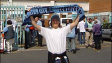 Our Winchy with his City scarf (even though it was too warm to wear it).