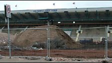 Looking across Thackhall Street to the Main Stand.